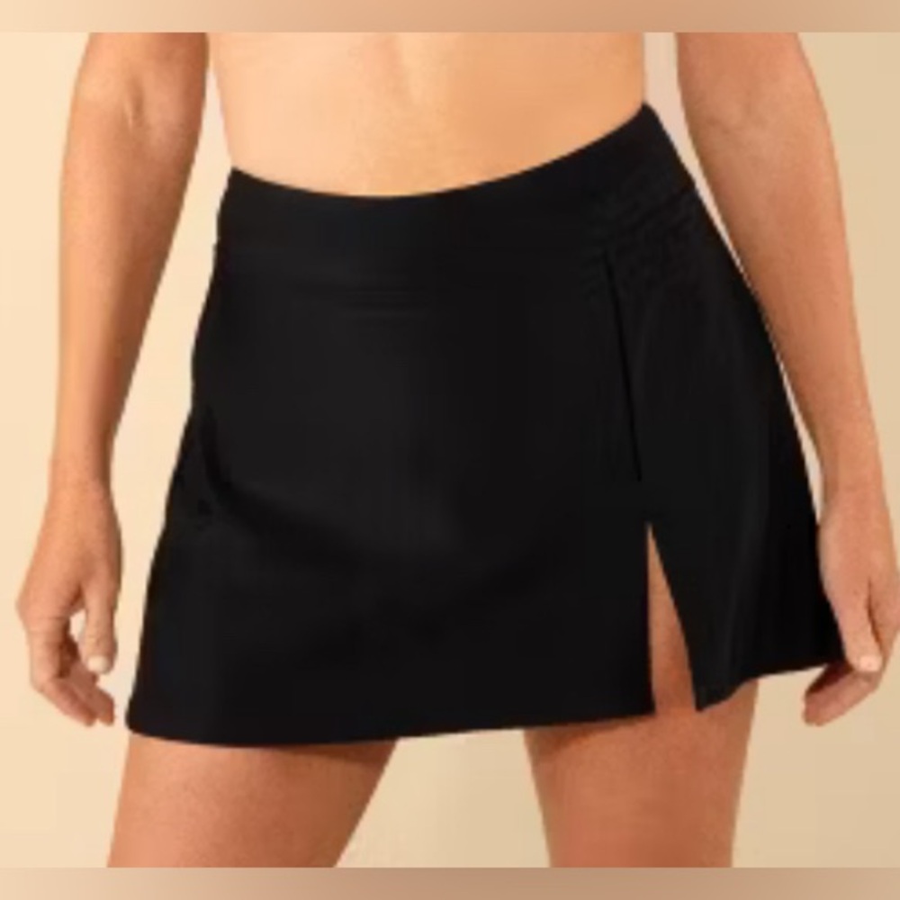 Lands' End Women's Smoothing Tummy Swim Skirt (Size S) MSRP $35 NWT UPF 50+